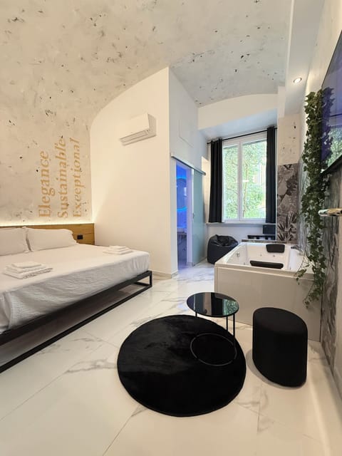 Superior Double Room, Garden View | In-room safe, blackout drapes, soundproofing, iron/ironing board