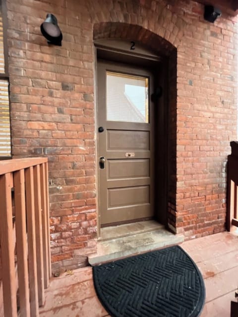 Our unit has a private exterior entrance.