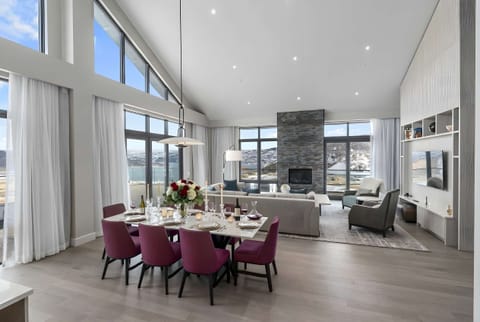 Enjoy the vaulted ceilings on the top floor of the Grand hyatt Deer Valley in this penthouse suite