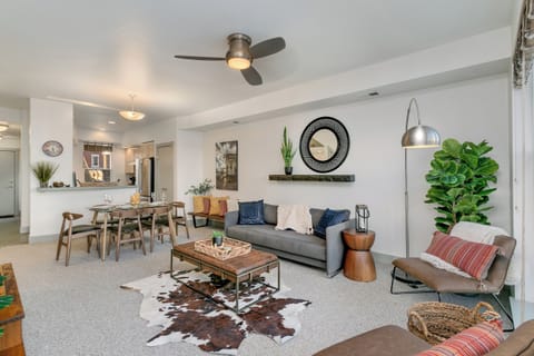 Unit B | Cozy Living Room with Smart TV