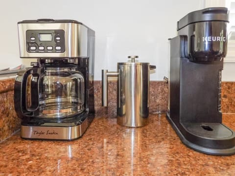Drip Coffee, French Press, Keurig