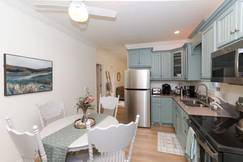 Dining area located in kitchen