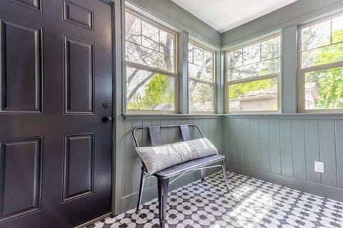 Mud room at back door