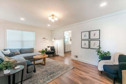Main living room area in main house on the main level.