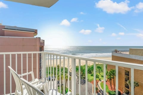 Have your morning coffee while watching the waves.