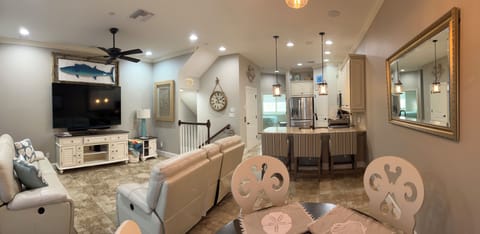 MAIN LEVEL (2) Areas- Kitchen, Dining, Living, Bedroom (#4), Bath (#3) Balcony