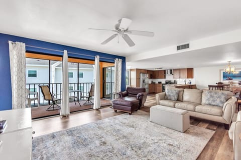 Spacious Living Area with Balcony Access