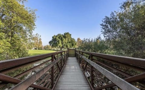 Entrance to Calabasas Lake from the property.