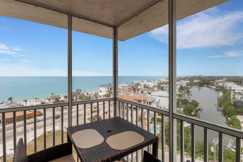 Enjoy spectacular sunsets from your screened 10th floor balcony - quite possibly the most enviable view at Bonita Beach & Tennis Club!