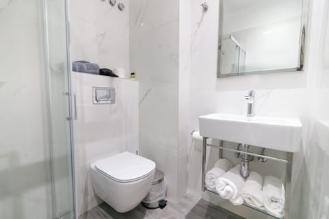 Free toiletries, hair dryer, slippers, towels