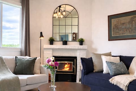 Living Room with Fireplace