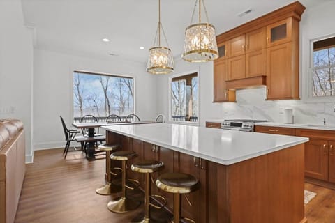 fully stocked kitchen