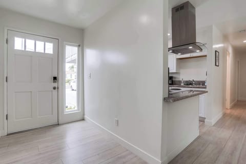 View of the entry way next to the kitchen
