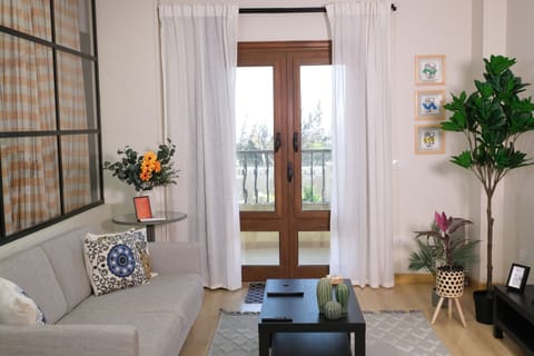 Spacios living room with amazing terrace view