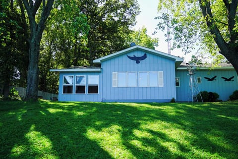 View of house from the lake