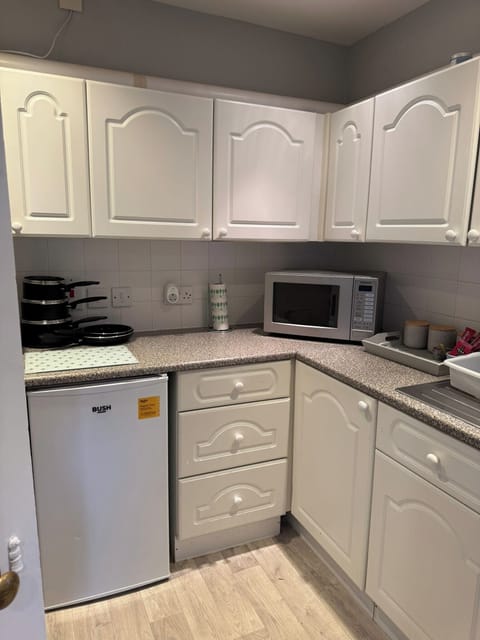 Apartment | Private kitchen | Fridge, microwave, oven, stovetop