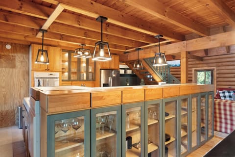 Our cabinet includes wine glasses, beer glasses, shot glasses, and specialty!