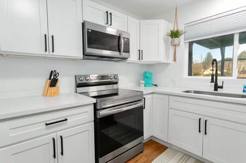 Clean, modern kitchen designed for effortless cooking