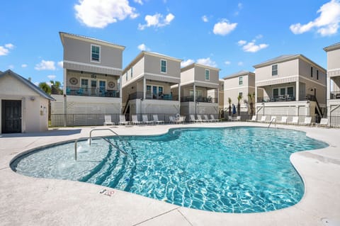 Incredibly large communal pool