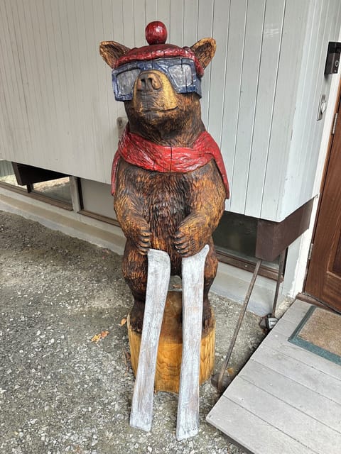 This is our buddy George that welcomes our guests :-)