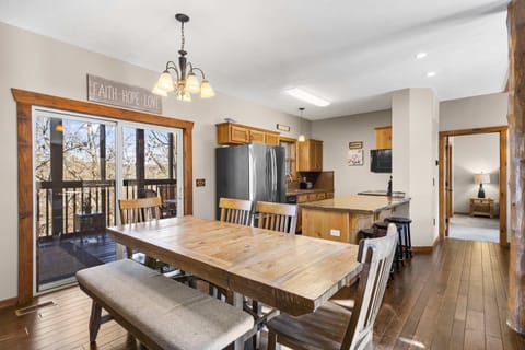 Make mealtime memories together at the dining table, seating 6