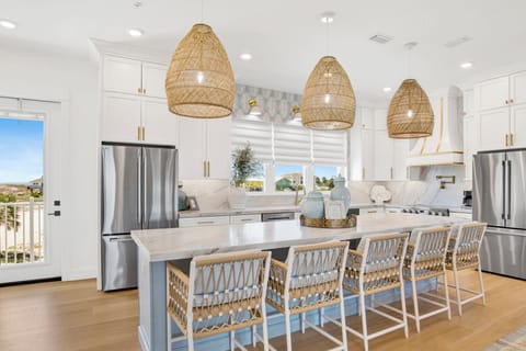 With beautiful coastal decor and features