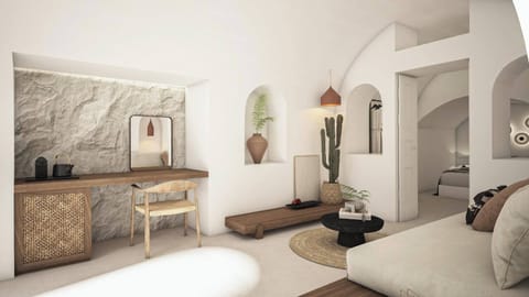 Exclusive Suite, Jetted Tub, Sea View | Living area | 32-inch flat-screen TV with cable channels