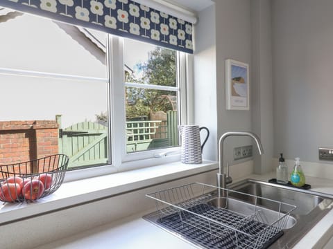 Fridge, dishwasher, electric kettle, toaster