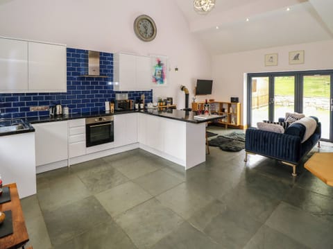 Fridge, dishwasher, electric kettle, toaster