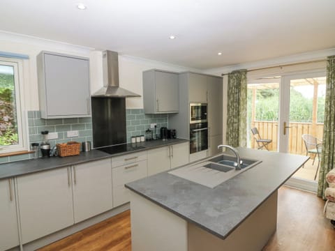 Fridge, dishwasher, electric kettle, toaster