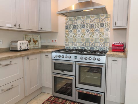 Fridge, dishwasher, electric kettle, toaster