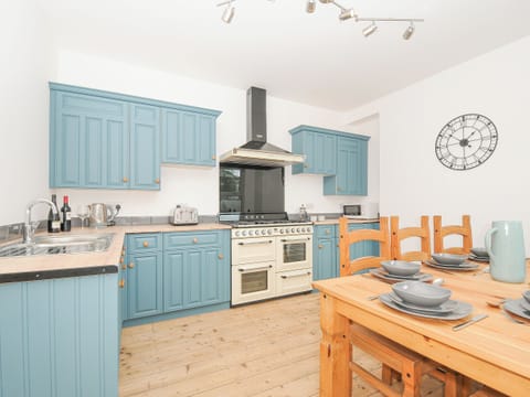 Fridge, dishwasher, electric kettle, toaster