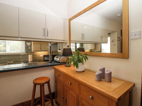 Fridge, dishwasher, electric kettle, toaster