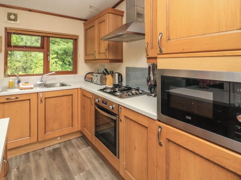 Fridge, dishwasher, cookware/dishes/utensils