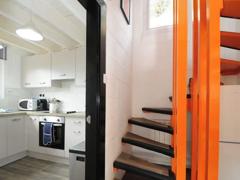 Fridge, dishwasher, electric kettle, toaster