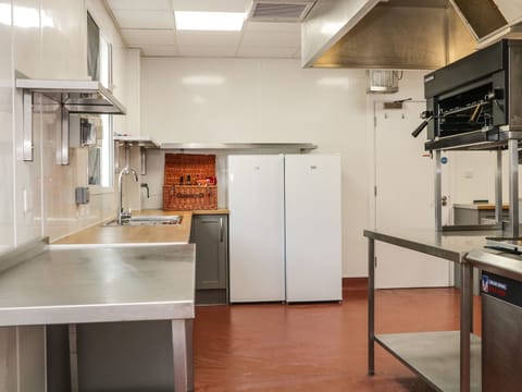 Fridge, dishwasher, electric kettle, toaster