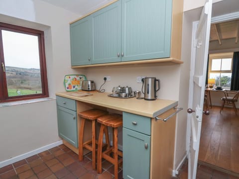 Fridge, dishwasher, electric kettle, toaster