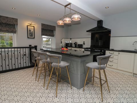 Fridge, dishwasher, electric kettle, toaster