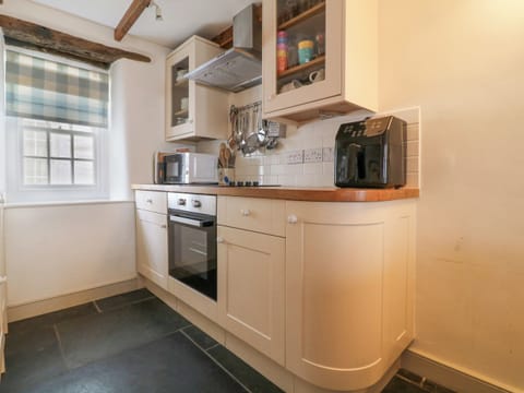 Fridge, dishwasher, electric kettle, toaster