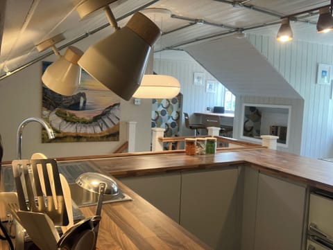 Fridge, dishwasher, electric kettle, toaster