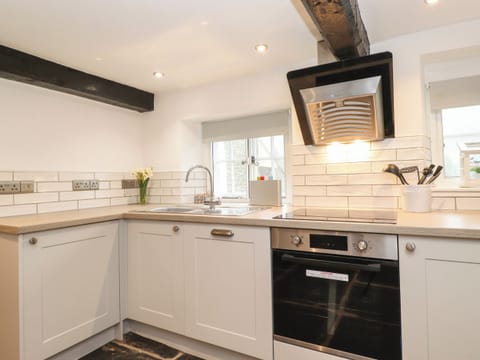 Fridge, dishwasher, electric kettle, toaster