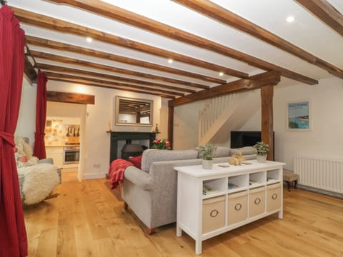 Fireplace, DVD player