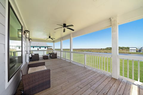 Covered Deck - Water Views