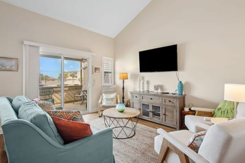 Living Room with Direct Access to Private Balcony