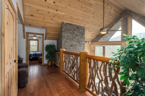 Upper level loft area.