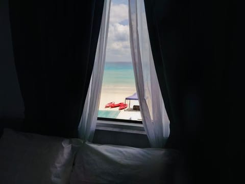 Deluxe Double Room, Sea View | Desk, iron/ironing board