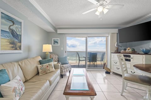 Royal Palms 704 Living area with Gulf views