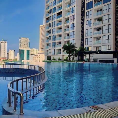 Indoor pool, seasonal outdoor pool