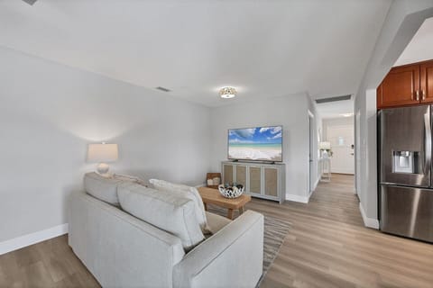 Game Room with Foosball Table and Arcade Game and Smart TV