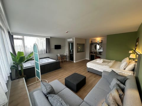 Panoramic Double Room, 1 Bedroom, City View | In-room safe, laptop workspace, soundproofing